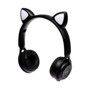 هدفون بلوتوثی عروسکی گربه‌ای Y08