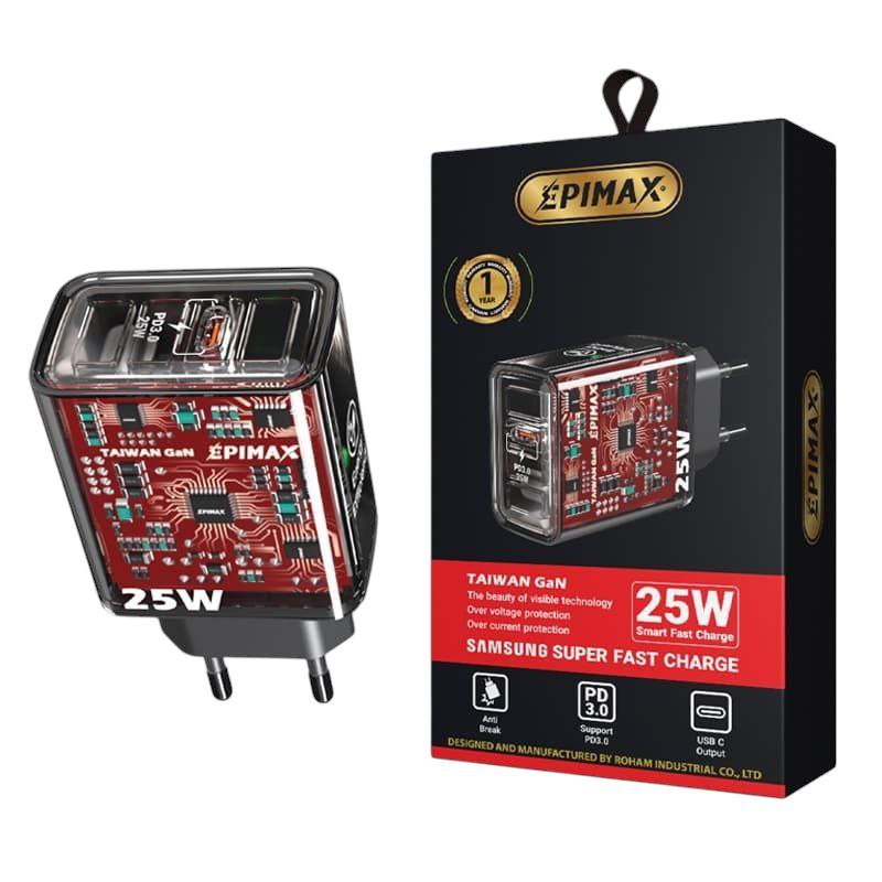 آداپتور 25 وات Epimax EU-151 آداپتور 25 وات Epimax EU-151